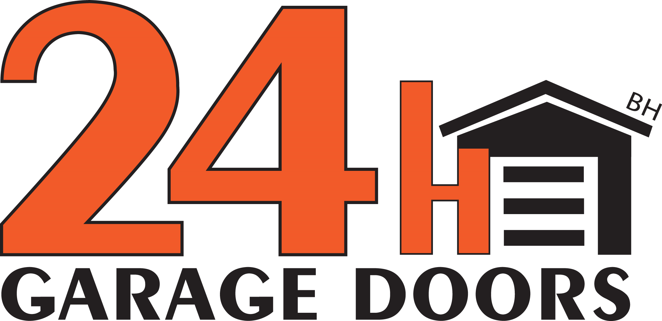 Logo for 24H Garage Doors